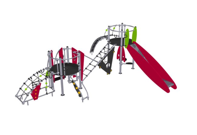 Structure multi-activités métallique etnik victoria sans poupee - ld1ek0240 - ludoparc_2