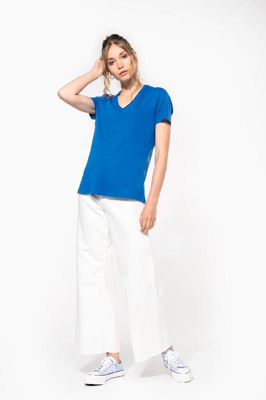 T-shirt BIO150IC col V femme - Réf: K3029IC - Kariban - 100% coton biologique_2