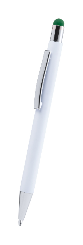 Stylo à bille stylet en aluminium - revêtement spécial pour gravure colorée - encre bleue_2