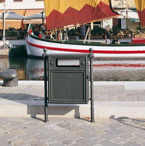 2271 000 - Poubelle publique biface Scilla - Neri - 31L_2