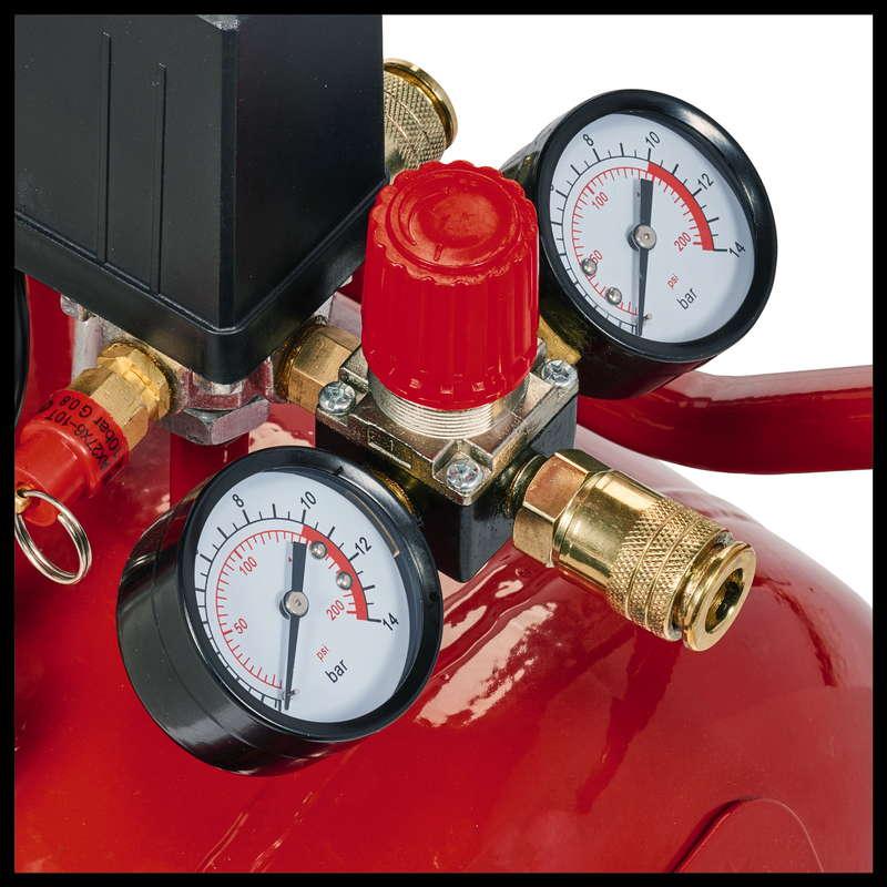 Compresseur TE-AC 400/50/10 V - Puissance d'aspiration 400 L/min - Pression max. 10 bar - 2200W_2