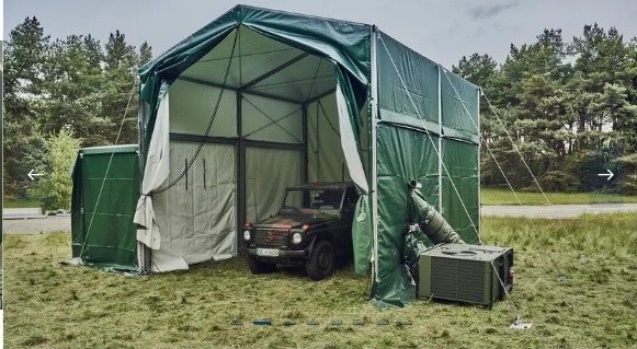 Tente hybride en carbone pour usage militaire - Technologie avancée HTS TENTIQ GMBH_2