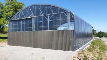 Tunnel de stockage grand volume pour la circulation d'engins à l'intérieur - TYPE 12.80_2