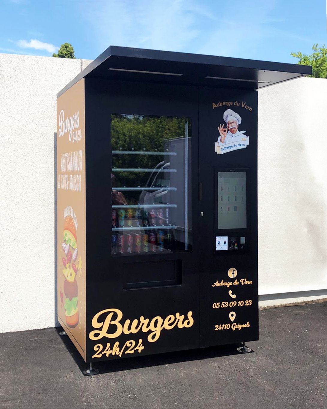 Distributeur automatique extérieur pour restaurant_0