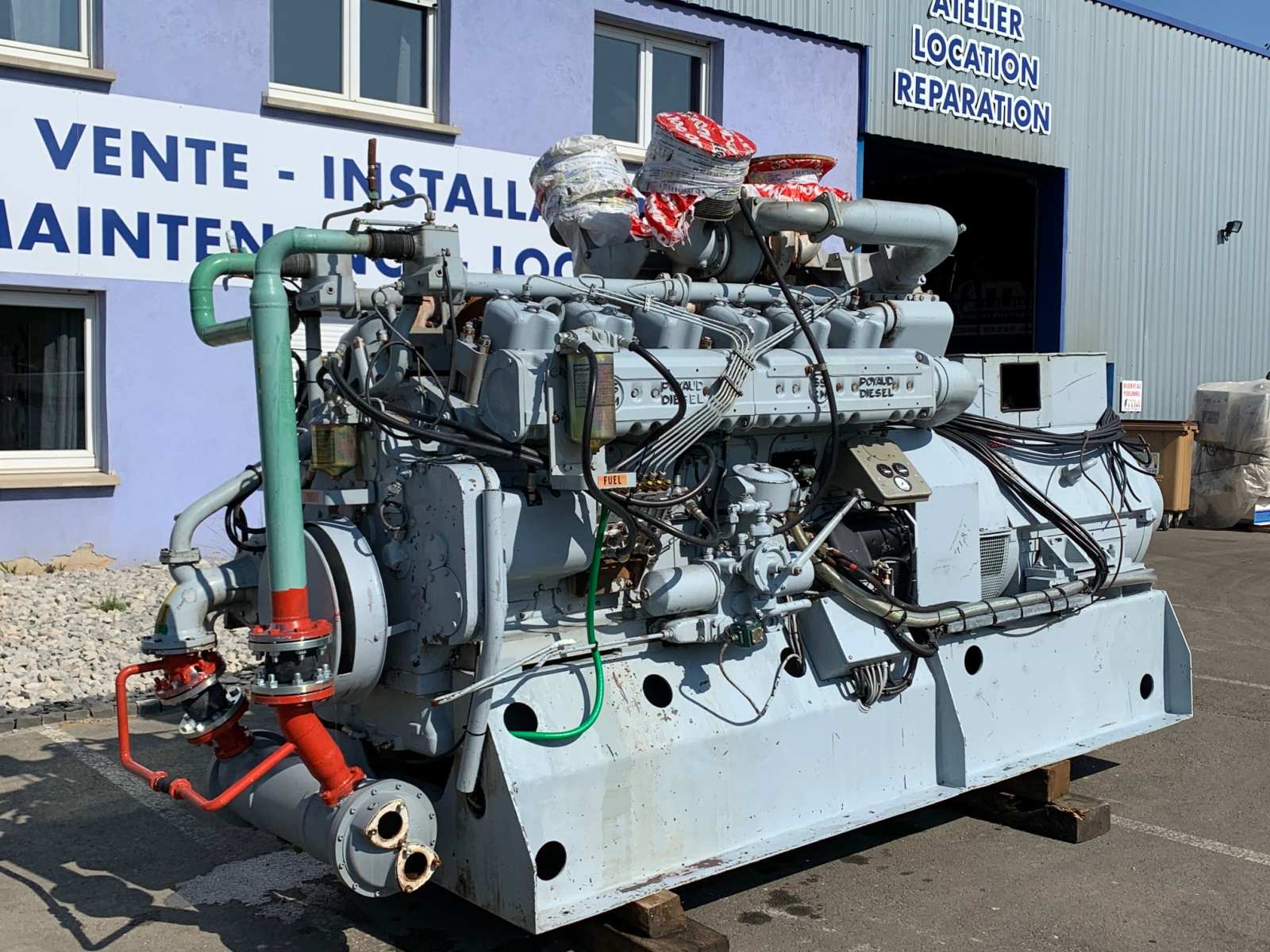 Groupe électrogène d'occasion - SSCM - 900 KVA_2