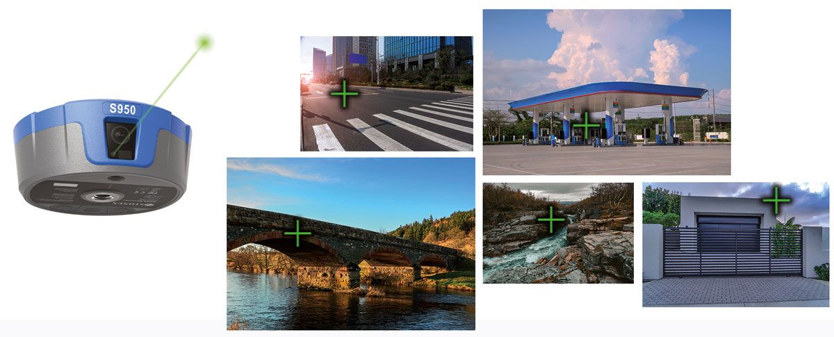 Récepteur GNSS stonex - IMU - 2 CAMERAS - LASER- 1408 canaux -50Hz - S950_2