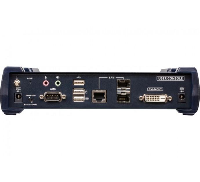 Aten Premium KE6920R Récepteur - Extendeur KVM DVI-I/USB sur IP avec double SFP et redondance d'alimentation_2