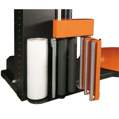 Banderoleuse semi-automatique Darwin-A avec système automatique d'accroche, coupe et soudure du film_2