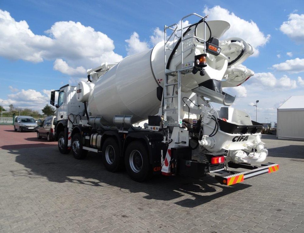 Mercedes-Benz 4140 AROCS - Camion toupie CIFA Magnum MK28 Euro6 2017 - 9 m³ - 8x4_2