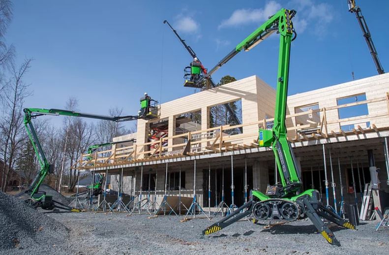 Nacelle araignée semi automotrice, tout terrain et ultra polyvalente sur pneumatiques - LEGUAN L190 - 19m_2