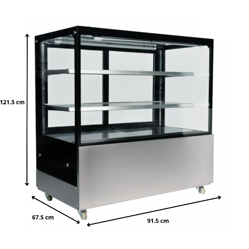 Vitrine d'exposition - 915 mm, 1215 mm, 1515 mm - jusqu'à 470 litres - Réf : VP900_2