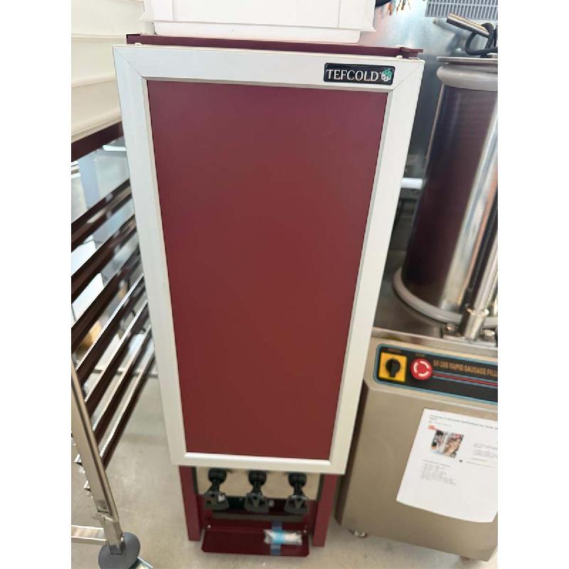 Distributeur de vin Rouge RAL3005 /- +3 à +9 °C - 80 L | Tefcold - DKS95-3/10L_DE | Destockage_2