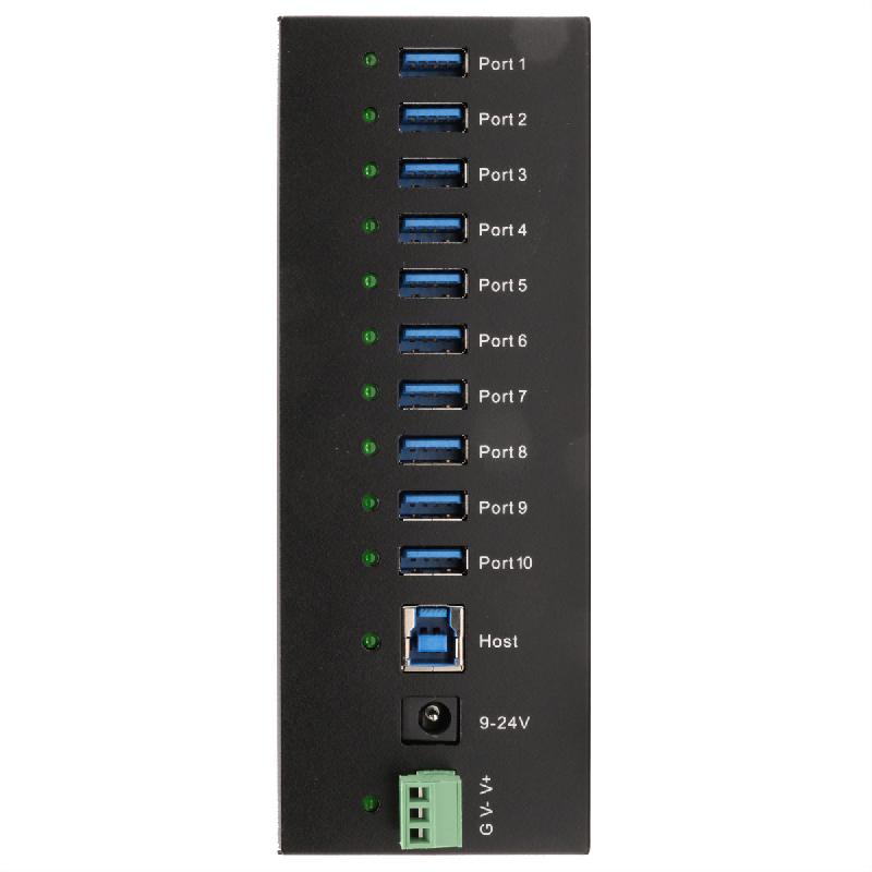 EXSYS EX-11230HMS HUB 10 ports USB 3.2 Gen 1 Din-Rail Kit et mur VIA VL811+ Chipset_2