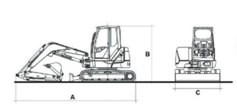 Mini-pelle 85v4 - Poids 8100 à 8150 kg - Moteur Yanmar 4TNV98C VIK - Puissance 42.7 kW (57.7 ch)_2