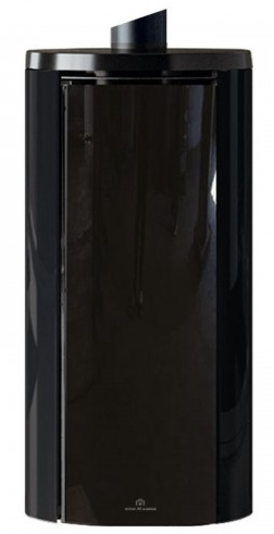 Poele etanche celia atc magic edilkamin - verre noir_2
