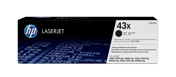 HP 43X toner LaserJet noir grande capacité authentique_2