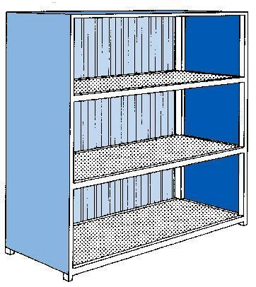 139336W - Conteneur de stockage pour produits dangereux - 3 palettes ou cuves, 3 niveaux, portes battantes_2