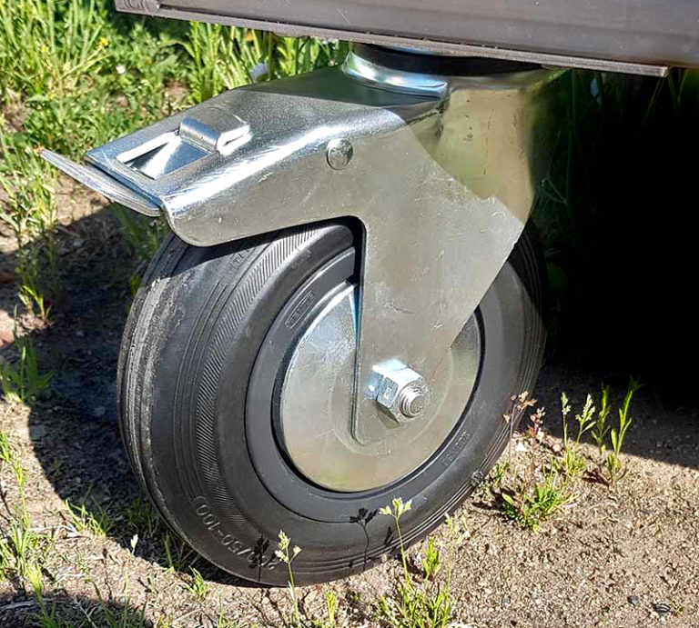 Chariot tourne broche inox pratique, esthétique et personnalisable mobigrill : l'accessoire pour travailler partout confortablement_2