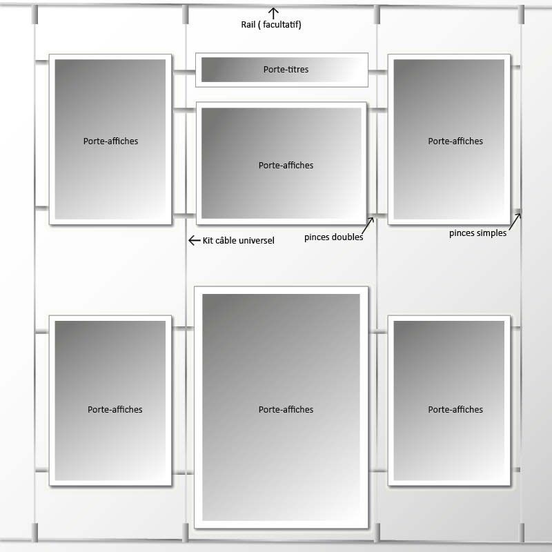 Porte-affiche lumineux LED - TC-PRTA-LD - Mister Enseignes - A4 et A3 horizontaux/verticaux - face avant magnétique_2