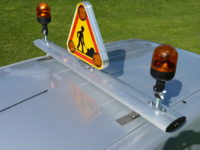 Triangle lumineux rabattable AK5 à LED-Prossed - Triflash véhicule 500 et 700 mm_2