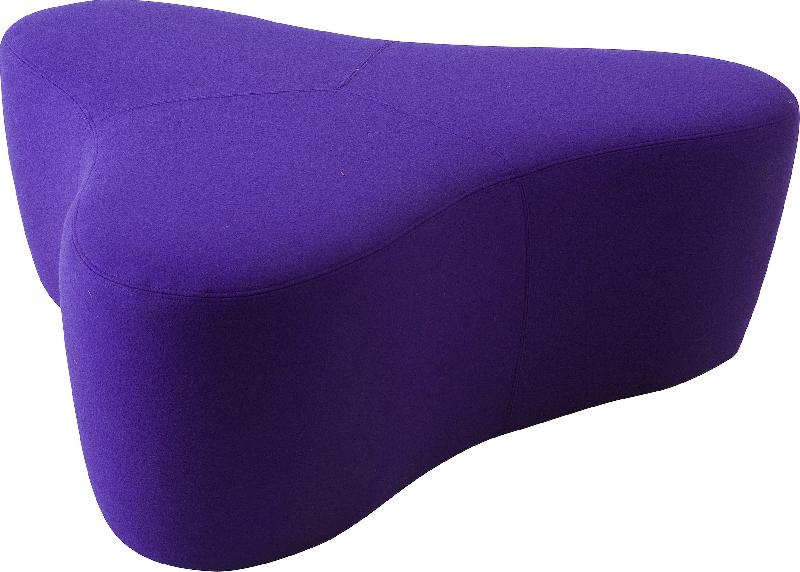 Pouf Chat - SOFTLINE - Feld Jaune, Petit_2