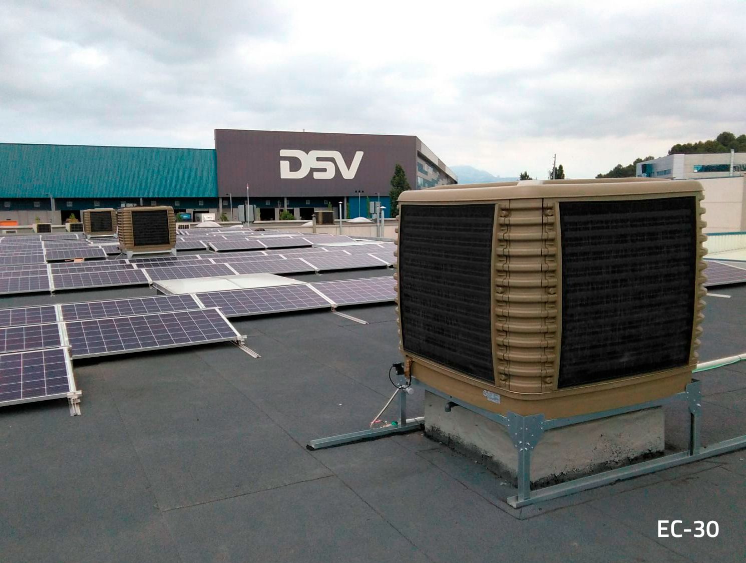 Climatiseur évaporatif industriel ECO COOLER - Ventilateur axial, débit de 10 080 m3/h à 19 080 m3/h_2