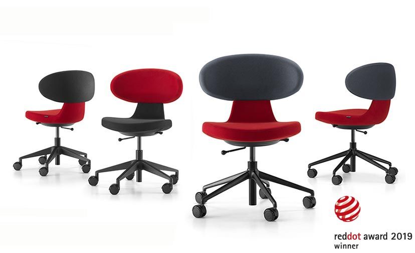 Simplex 3D - chaise de bureau - siège pivotant à flexibilité tridimensionnelle - Girsberger France - design Greutmann Bolzern_2