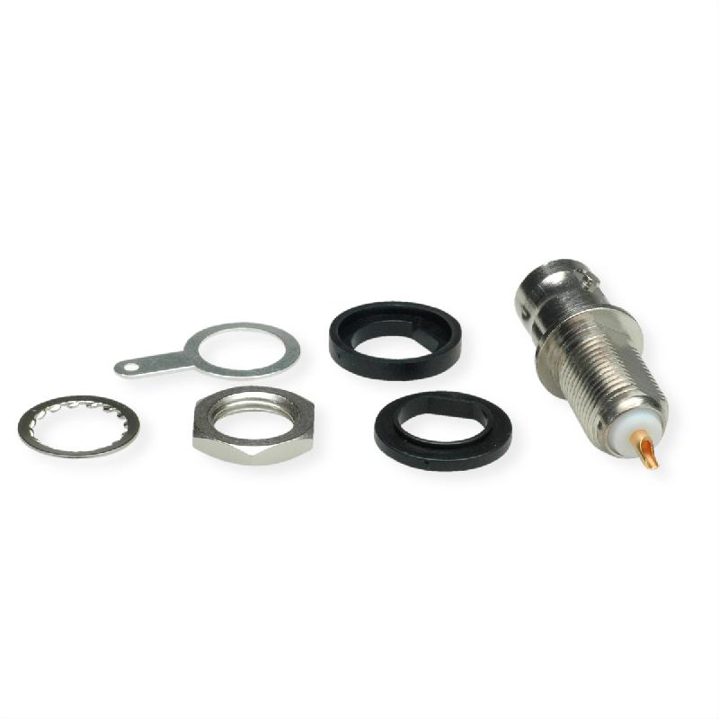 TELEGÄRTNER Prise BNC encastrable, isolée avec disques isolants Noir_2