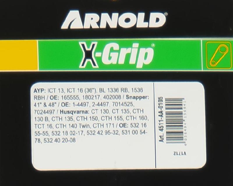 Courroie hexagonale X-Grip de type AA 105 - catégorie trapézoïdale_2