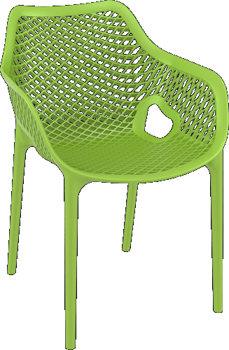 Fauteuils empilables - Lot de 4 - AIR polypropylène_2