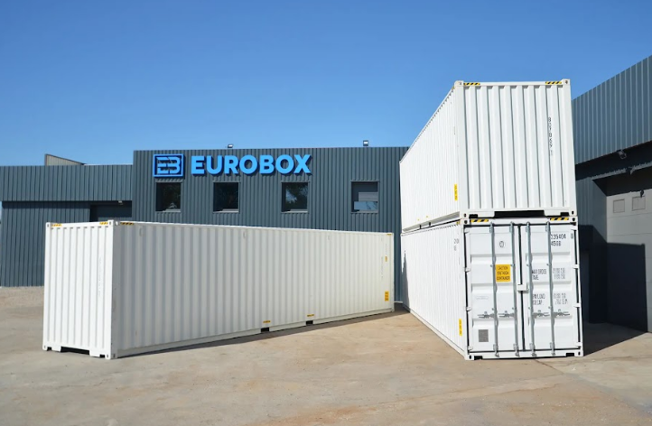 Container maritime 40 pieds High Cube - stockage et transport grande capacité_0