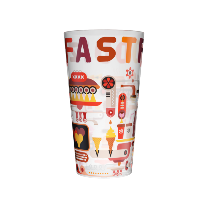 Gobelet personnalisé - 33cl translucide - Impression quadrichromie digitale_2