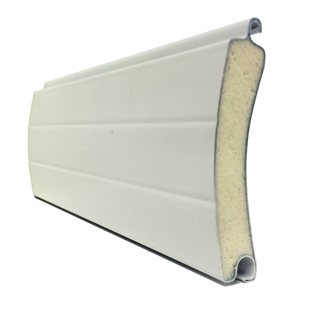 Porte de garage enroulable motorisée - aluminium isolé - thermique - 258.6 x 230 cm_2