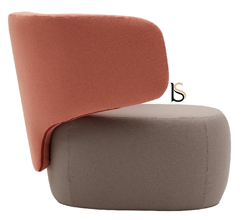 Sofa 1 place Basel - Softline - Felt Jaune 579_3