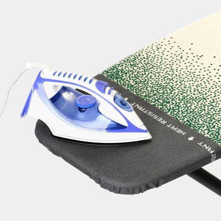 Table à repasser taille D -135 x 45 cm, pour centrale et fer vapeur - New Dawn, Coton équitable UGS242120 EAN8710755242120_2