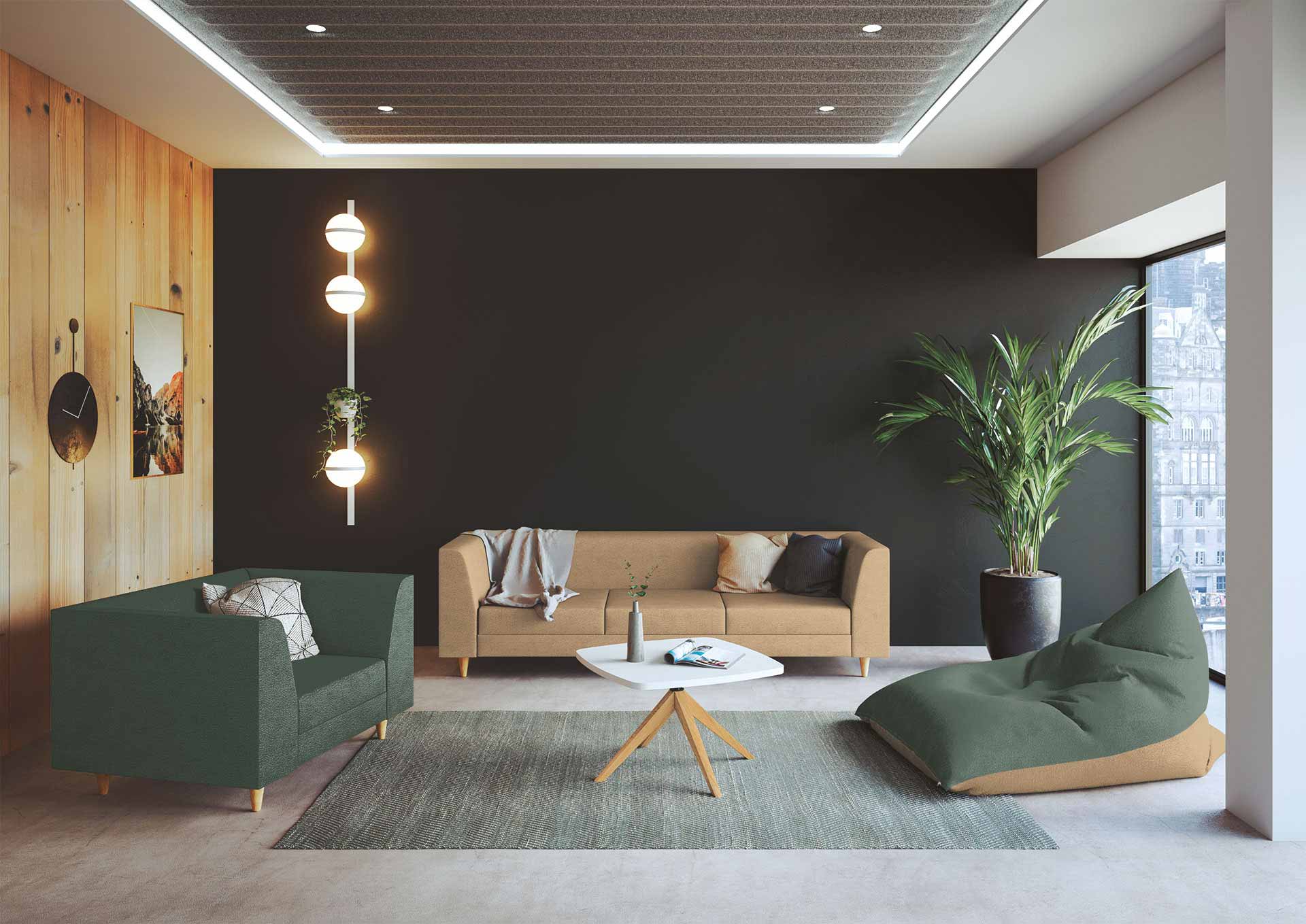 Table basse design et originale - idéale pour espaces d'accueil, attente et détente - personnalisable avec garantie 8 ans_2