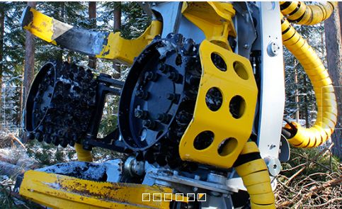 27RH-II Tête d'abattage - Kesla - largeur tête ouverte 1670mm - modèle léger et compact pour abatteuses et excavatrices_2