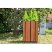 Bac à fleurs 622 - SIT - fer et bois - 46 kg - dimensions 71 x 35 x 110 cm_2
