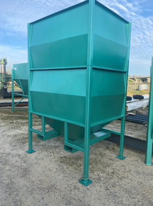 Conteneur cône déporté palettisable avec possibilité de rehaussage - Capacité 1800 L_2