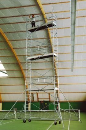 Echafaudage roulant en acier galvanisé generis 950 - comabi snc - hauteur de travail maxi. 14 m_2