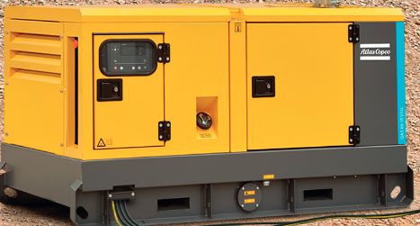Générateur Atlas Copco Qas 60/35 VSG conçu pour les projets de construction