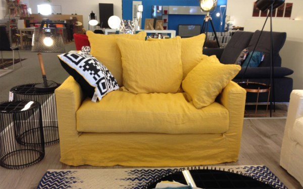 Fauteuil XL Biarritz 132 cm - Home Spirit - Confort et élégance en lin de haute qualité_2