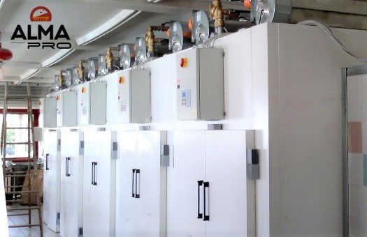 Ec200 - Séchoir à pâtes professionnel Alma Pro - capacité jusqu'à 800 kg - Programmation étendue_2