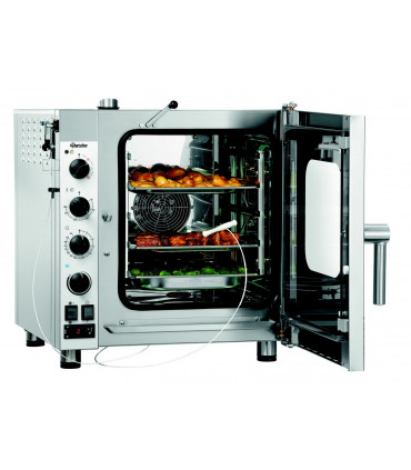 Four mixte à vapeur professionnel avec inversion de rotation du ventilateur pour une température optimale dans l'enceinte de cuisson- silverstream 5230m réf. 116622 bartscher_2