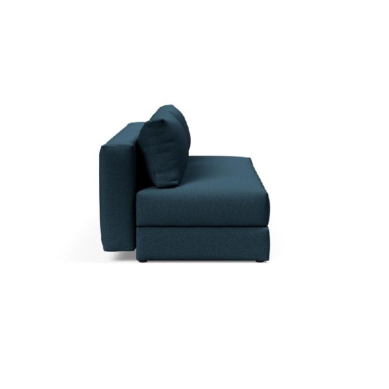 Innovation Living - Canapé convertible Osvald Argus Navy Blue 150x200 cm avec ouverture assistée et espace de rangement_2