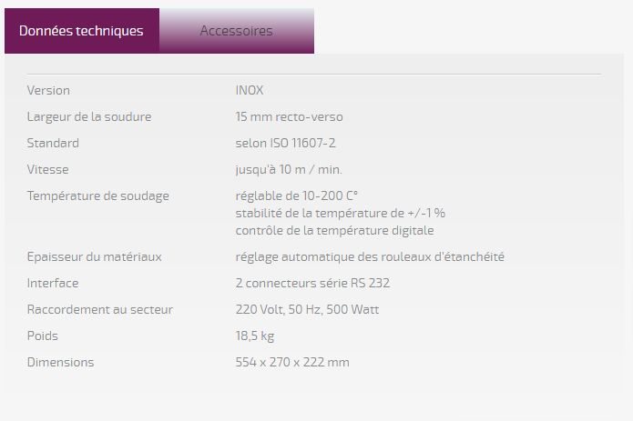 Miniró h-net evo - soudeuse en continu - bvs verpacken -_2