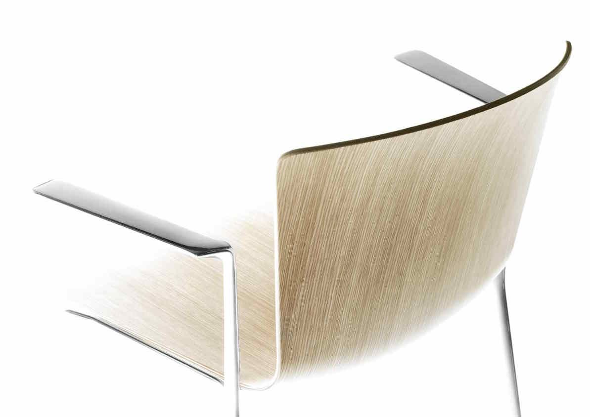 Chaise empilable SLAM - Polypro, bois ou tapissée - Design intemporel et accessoires fonctionnels_2