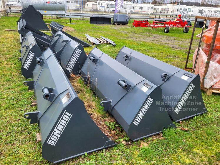 Godet à terre/universel Sonarol LU SNR 1800 - Adaptable sur Mailleux - Largeur 1800 mm, Capacité 960 kg_2