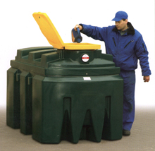 Cuve de récupération d'huile usagée : 200, 600, 1000, 1200 et 2500 litres_2