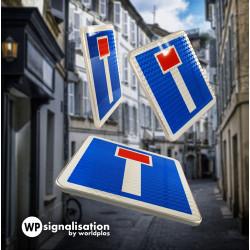 Panneau de signalisation C13a - Impasse ou voie sans issue - WPSignalisation - conforme NF et CE_2